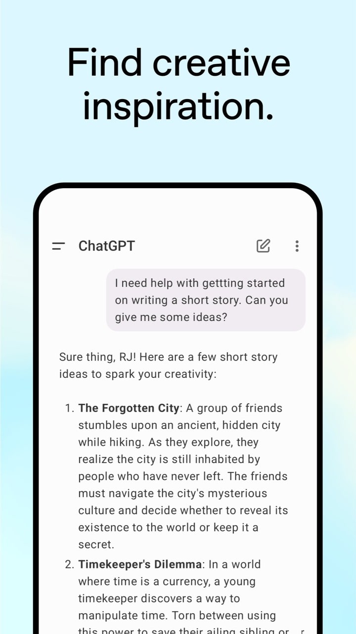 ChatGPT MOD APK [Premium Unlocked | Latest] Download screenshot